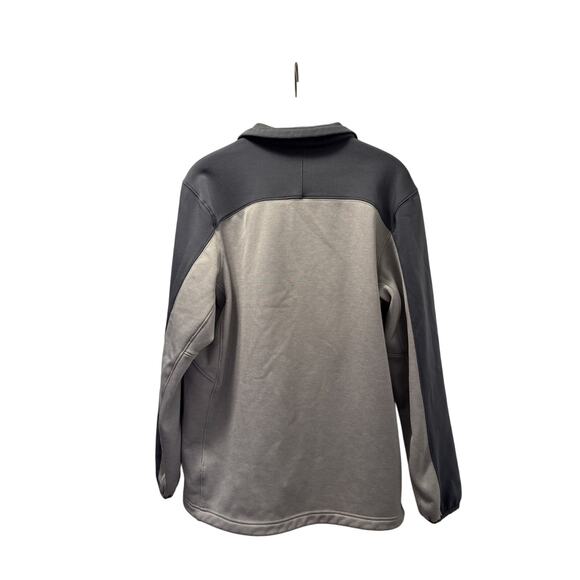 The North Face Jacket Soft Shell Fleece Lined full zip Warm Gray Men’s Large EUC - Picture 8 of 12